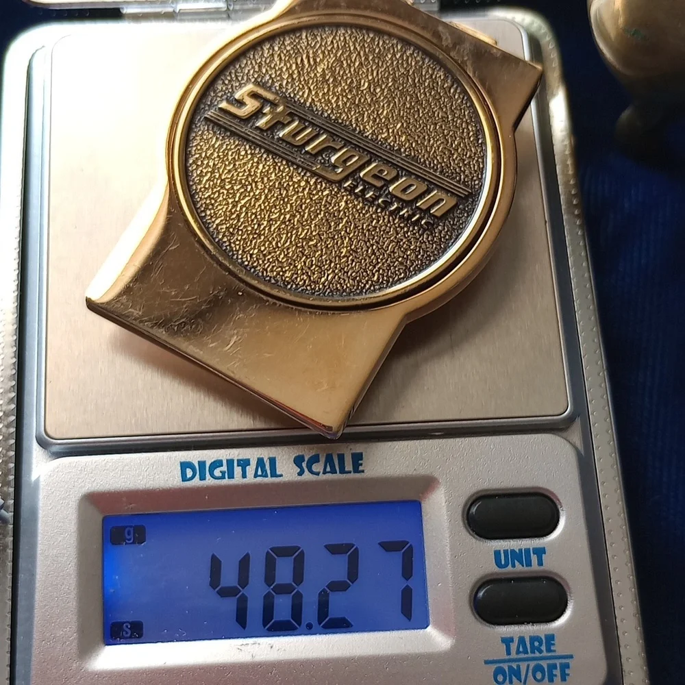 Sturgeon Electric Gold Money Clip